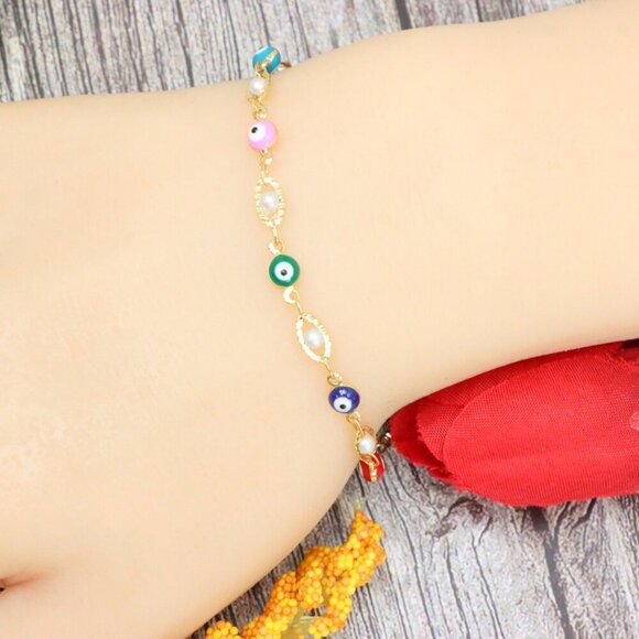 "Trendy Handmade Bracelet – A Stylish Gift for Women & Girls, MAR091998 - Picture 9 of 10